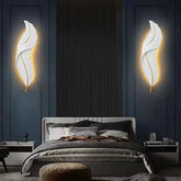 Creative Feather Bedroom Wall Light
